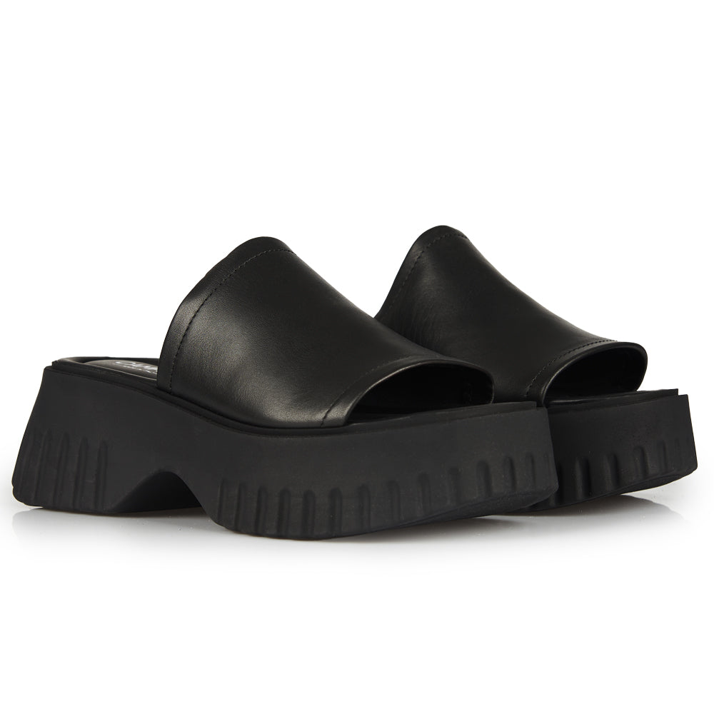 Sandali Platform “Elephant Sole" nero