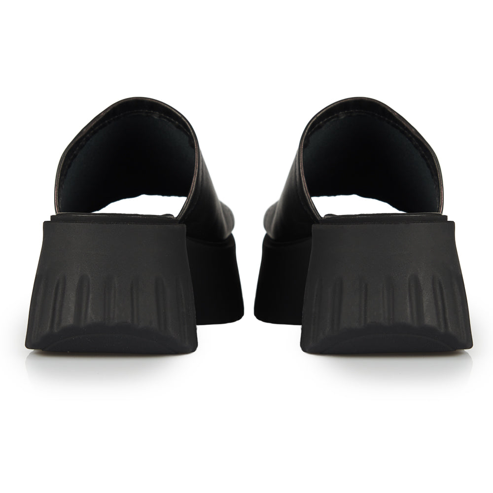 Sandali Platform “Elephant Sole" nero