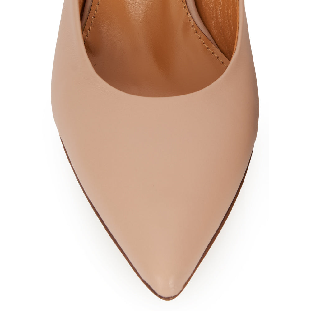 Sabot in pelle nude