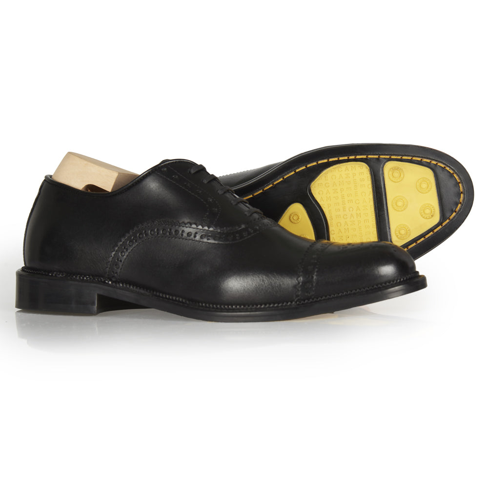 Oxford in pelle nera