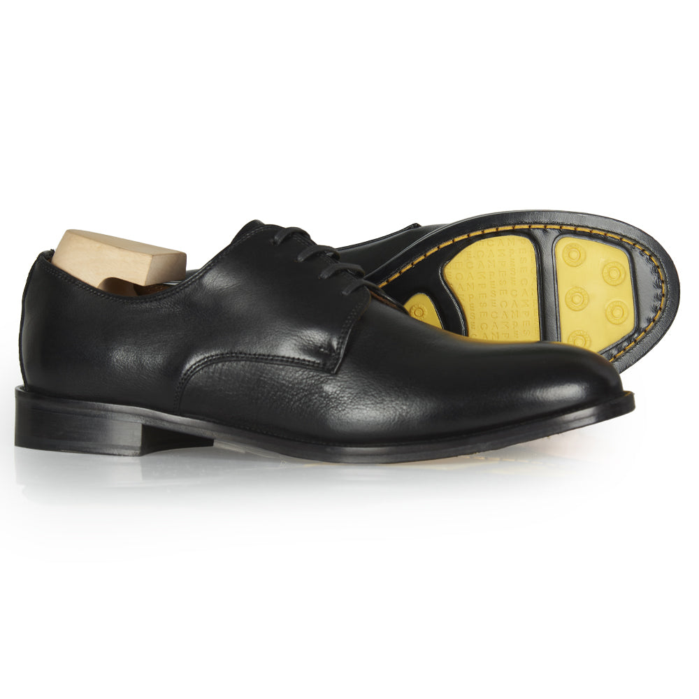 Derby in pelle nera