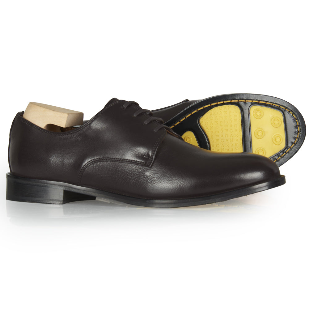 Derby in pelle testa di moro