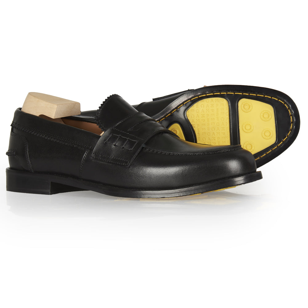 Mocassino Penny in pelle vitello nera