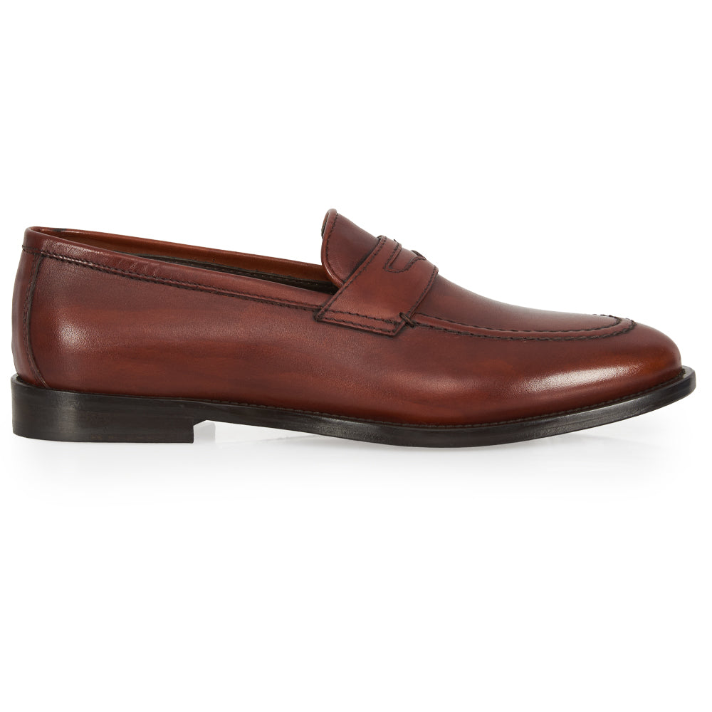 Essential Mocassino Penny Loafers - cuoio