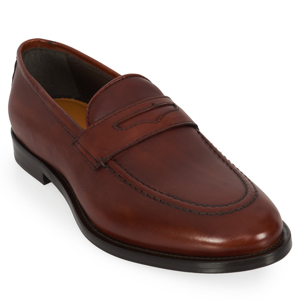 Essential Mocassino Penny Loafers - cuoio