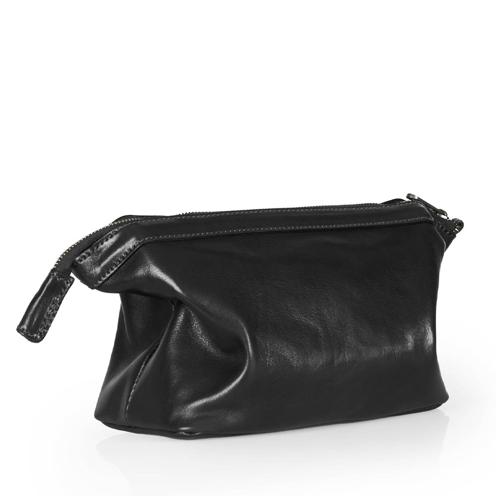 Borsa a mano in pelle rossa