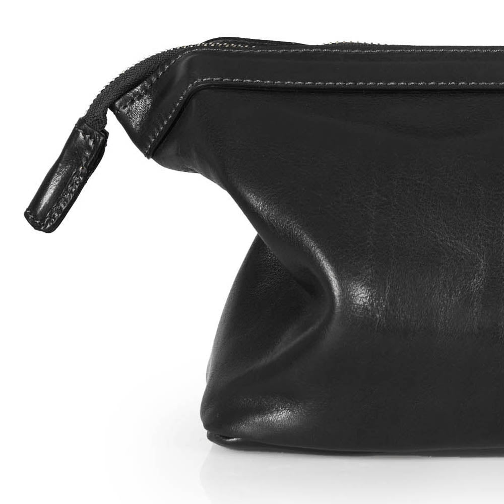 Borsa a mano in pelle rossa