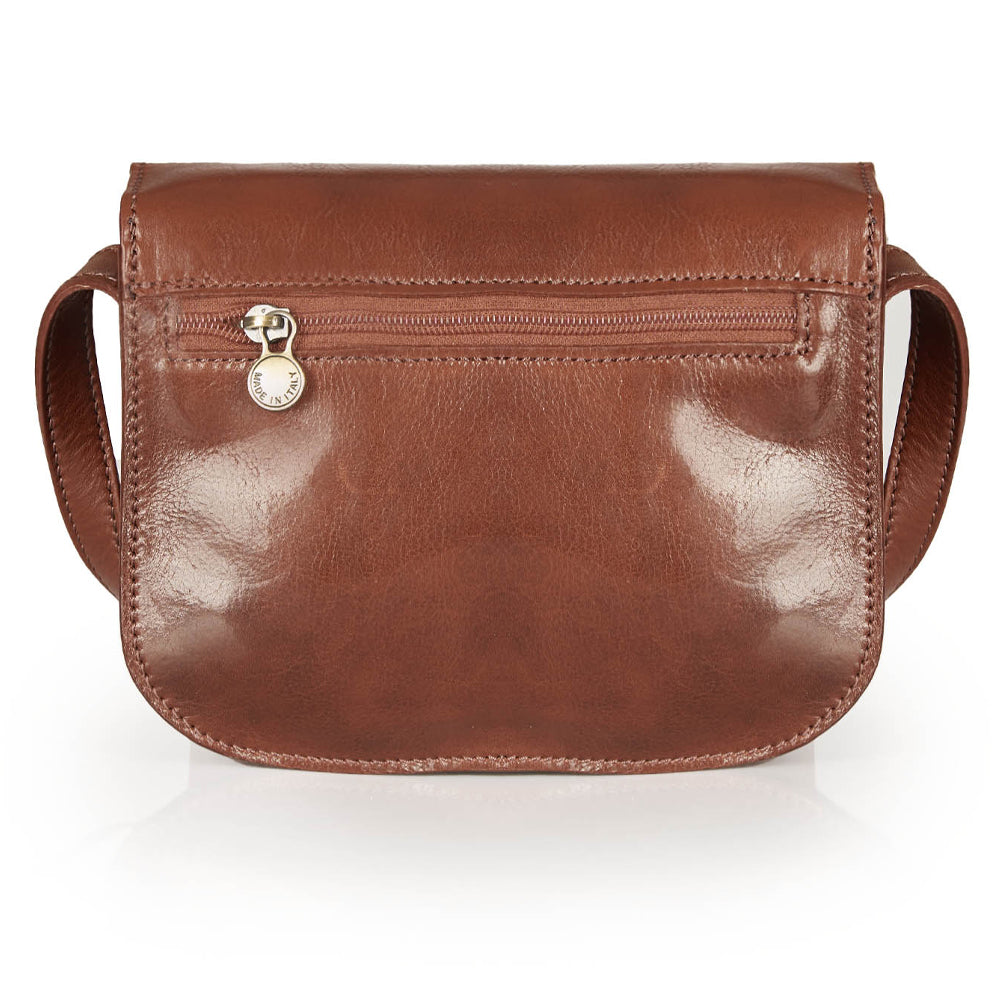 Borsa a tracolla in pelle nera