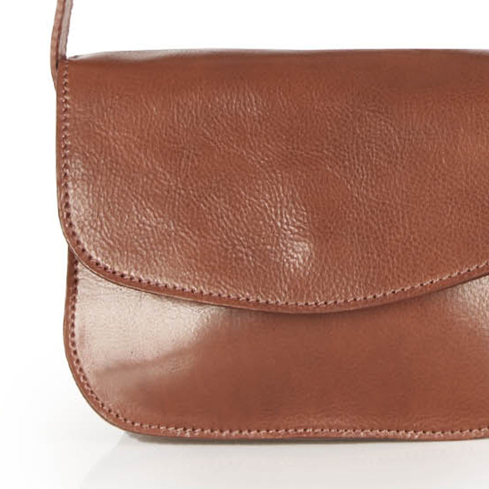 Borsa a tracolla in pelle nera