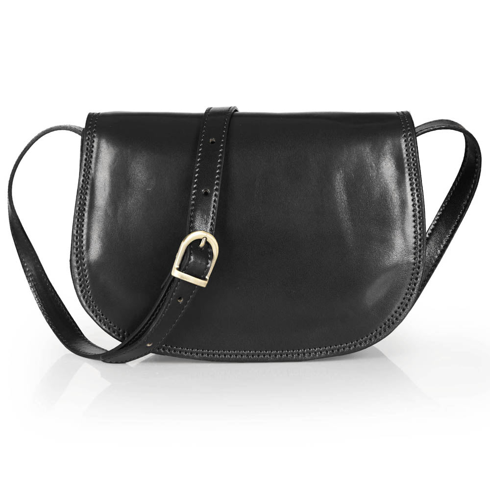 Borsa a tracolla in pelle rossa