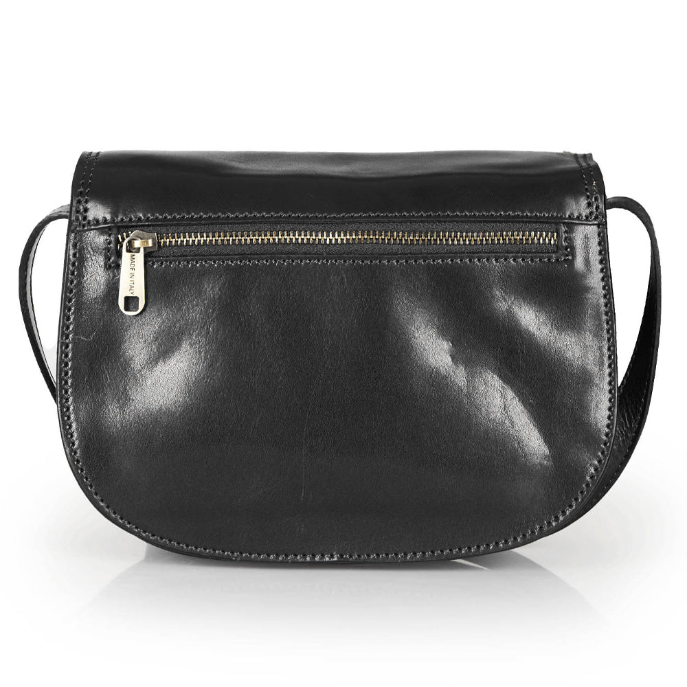 Borsa a tracolla in pelle rossa