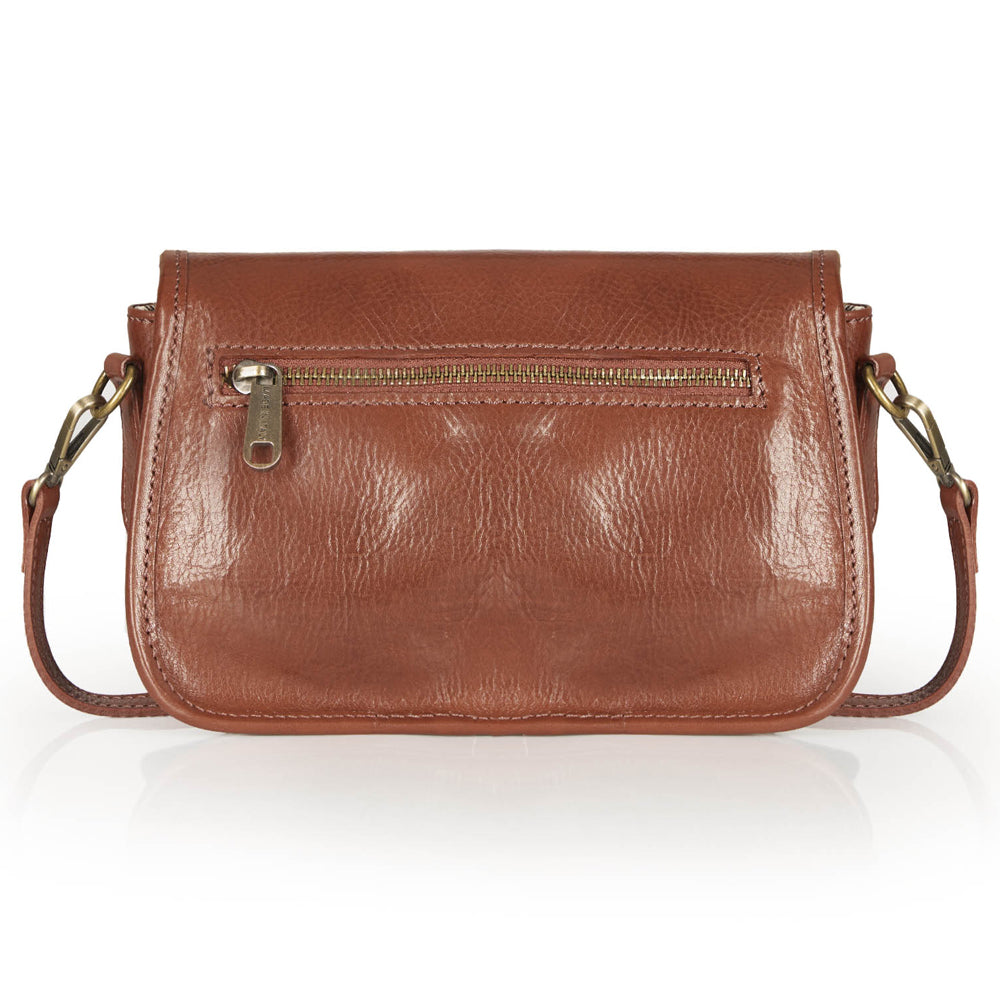 Borsa a tracolla in pelle nera