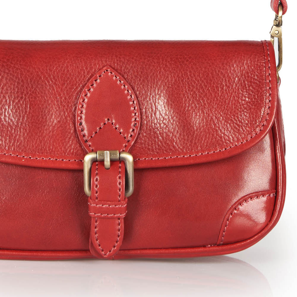 Borsa a tracolla in pelle nera