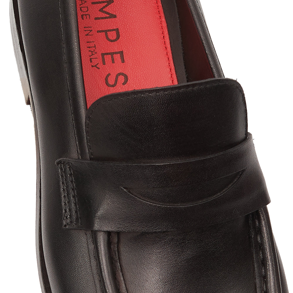 Mocassino Penny Loafer in testa di moro