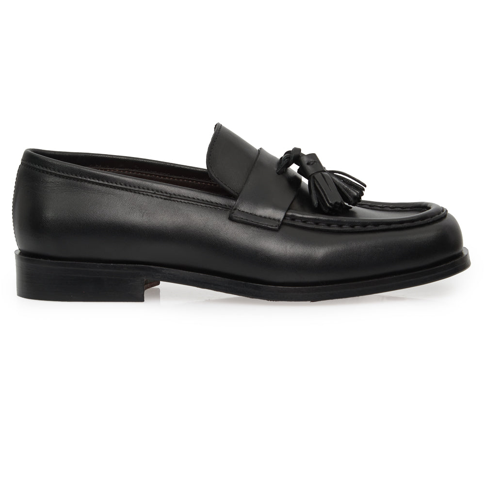 Mocassino Tassel Loafer in Pelle Nera