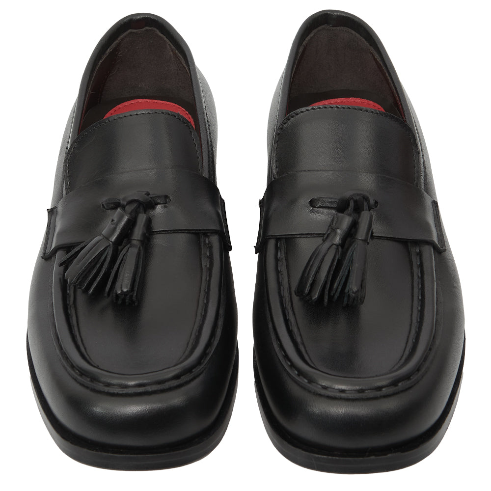 Mocassino Tassel Loafer in Pelle Nera