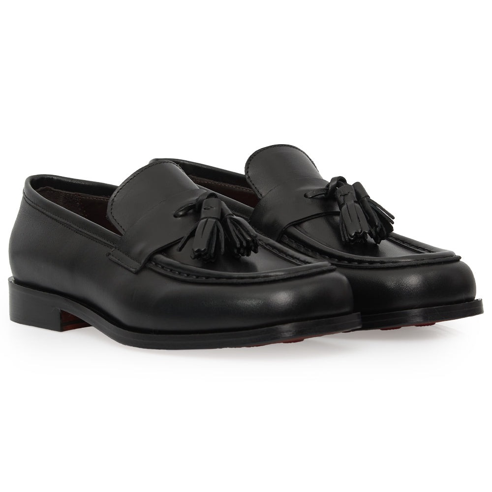 Mocassino Tassel Loafer in Pelle Nera