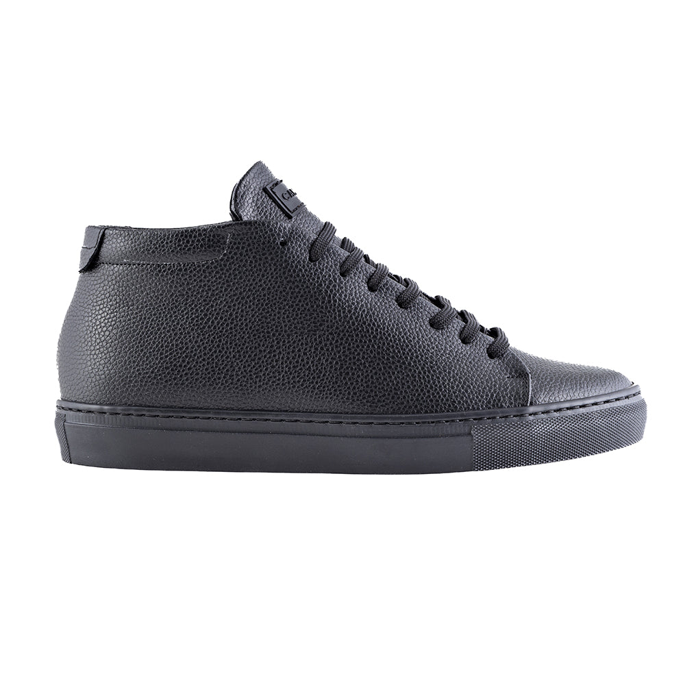 Sneakers in pelle nera