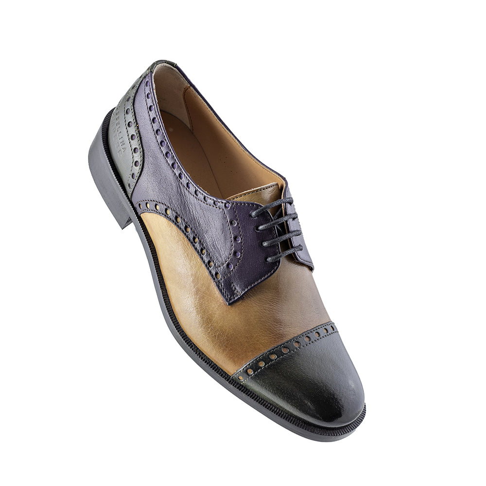 Green and purple women's Oxford