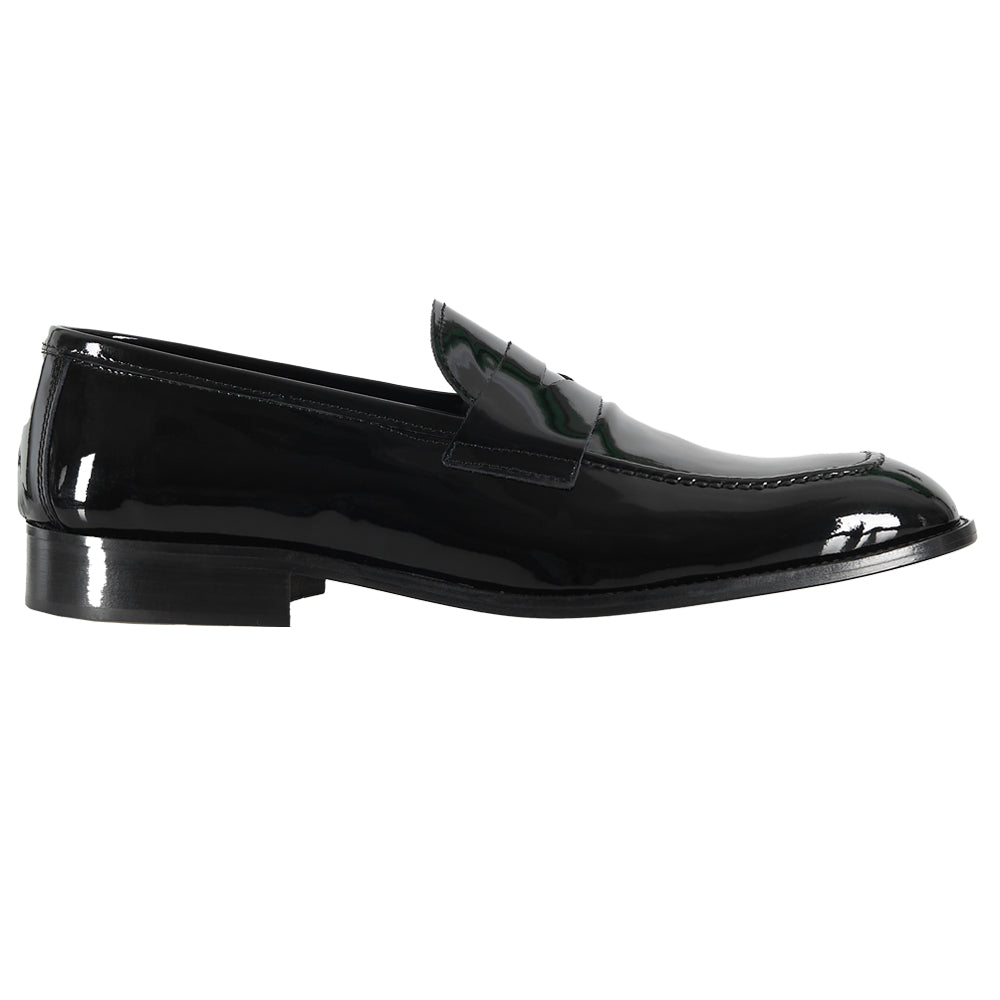 Mocassino Penny cerimonia vernice nera