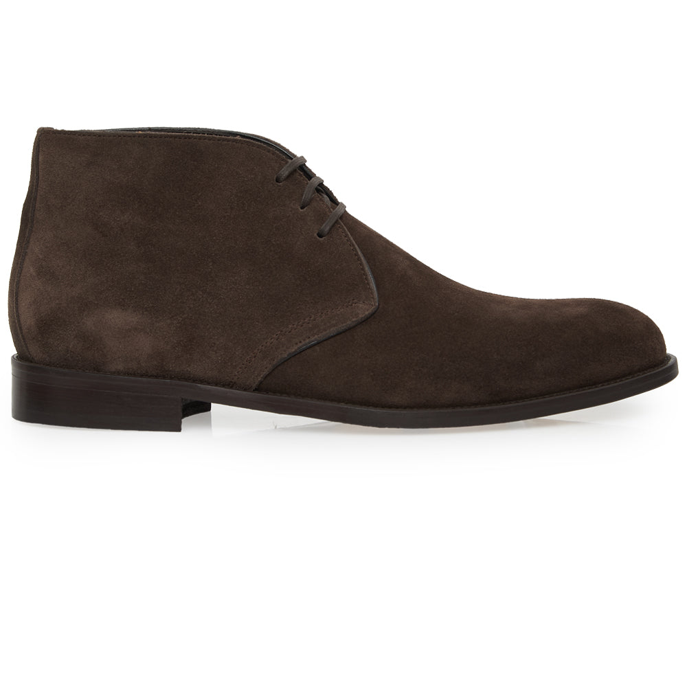 Polacchino Chukka Boot in Camoscio Morbido Testa di moro