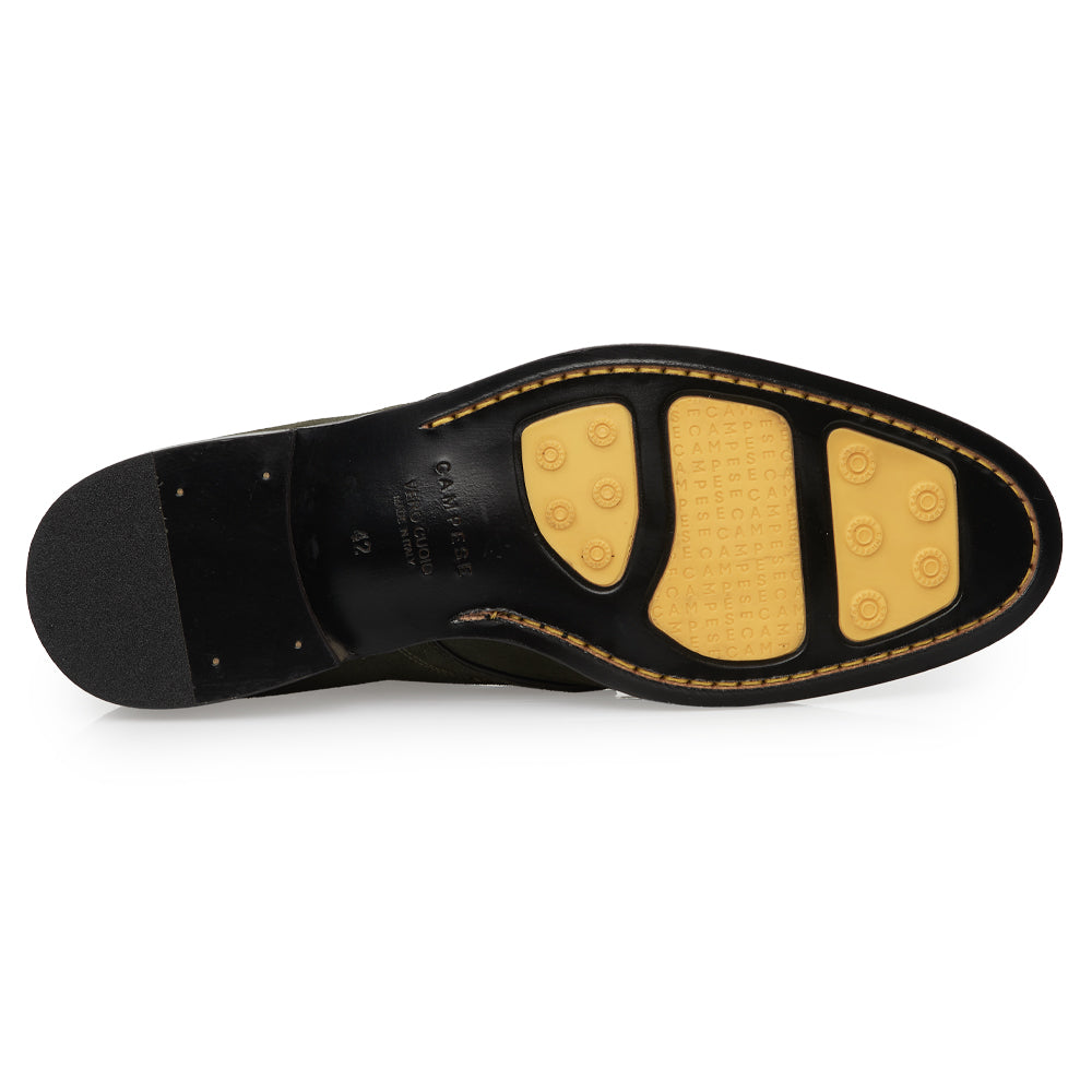 Polacchino Chukka Boot in Camoscio Morbido Verde bosco