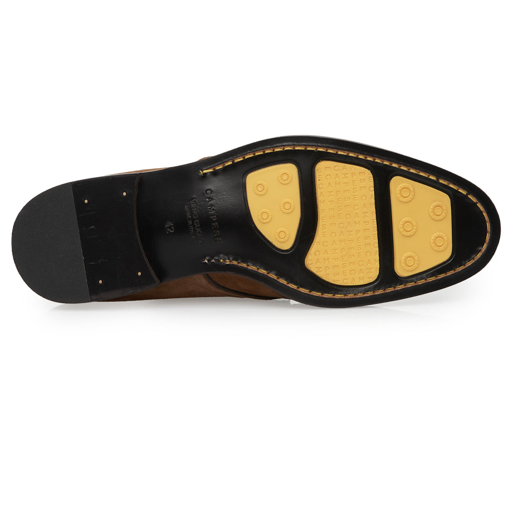 Polacchino Chukka Boot in Camoscio Morbido Cuoio