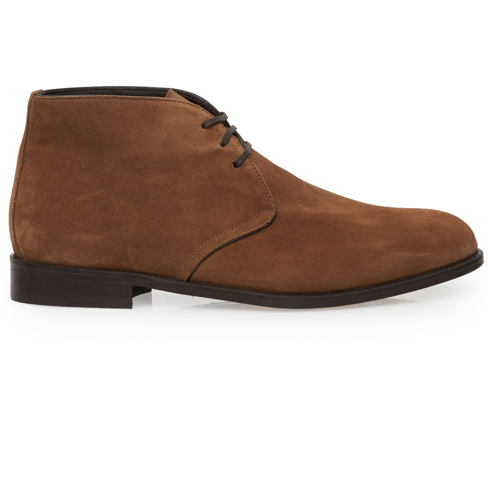 Polacchino Chukka Boot in Camoscio Morbido Cuoio