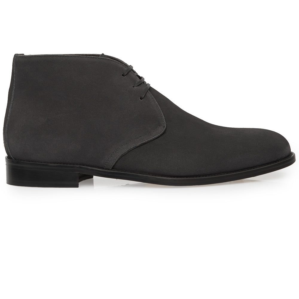 Polacchino Chukka Boot in Camoscio Morbido grigio