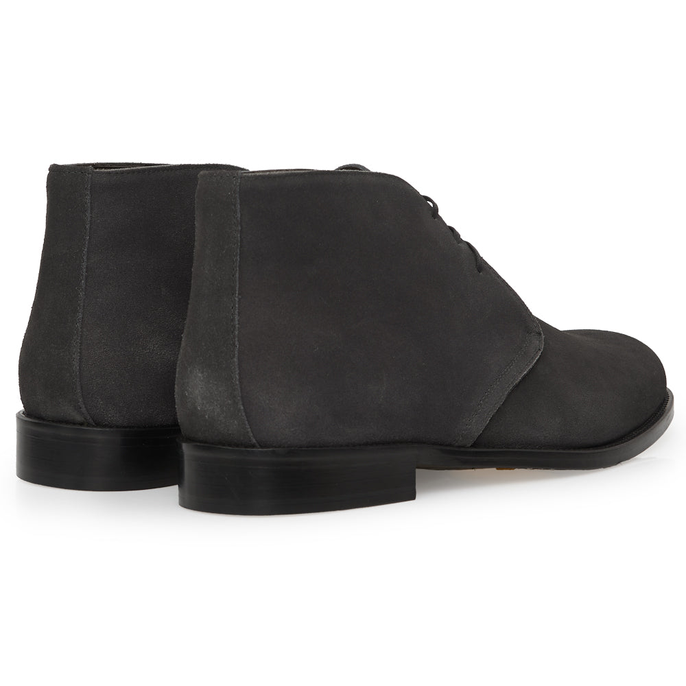 Polacchino Chukka Boot in Camoscio Morbido grigio