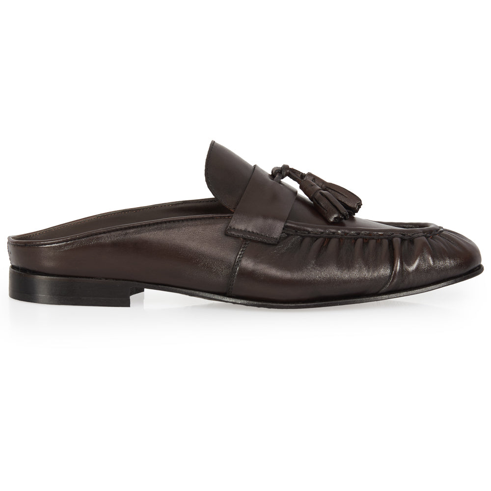 Slingback Penny light summer - lavorazione Bologna in testa di moro
