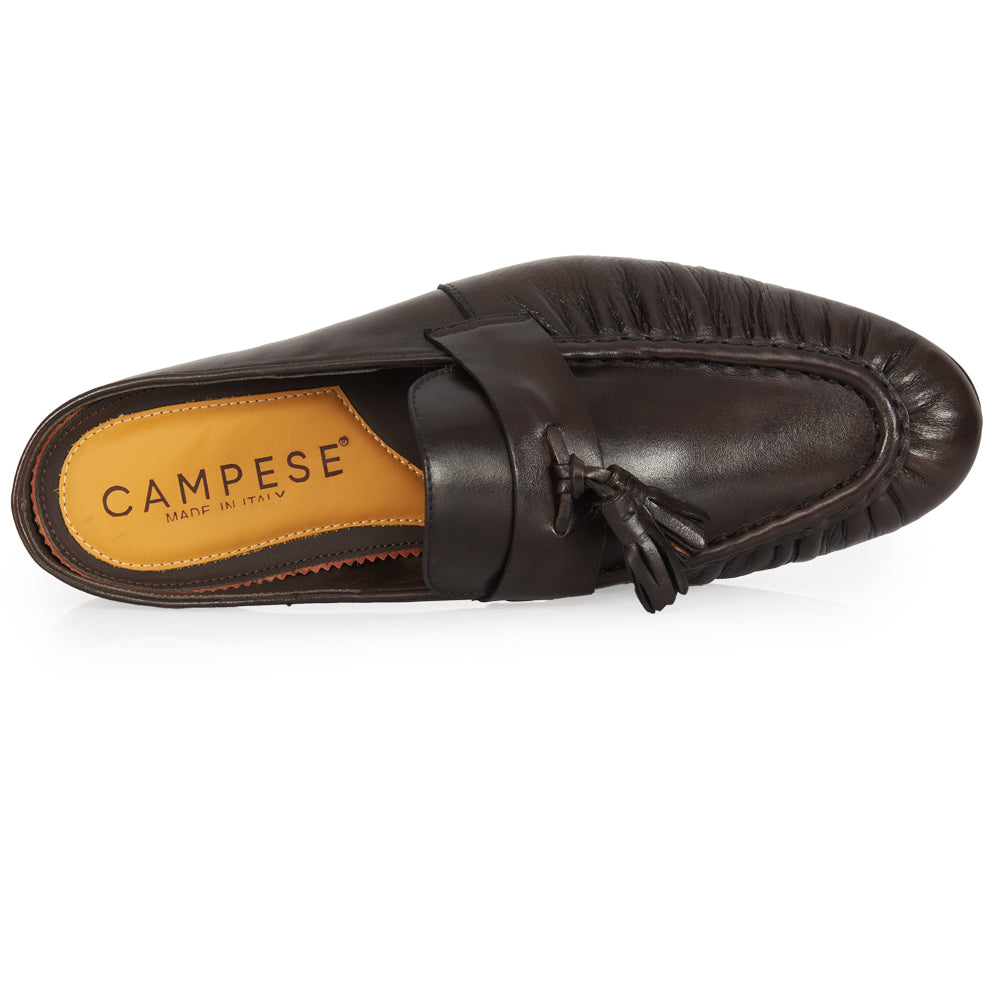 Slingback Penny light summer - lavorazione Bologna in testa di moro