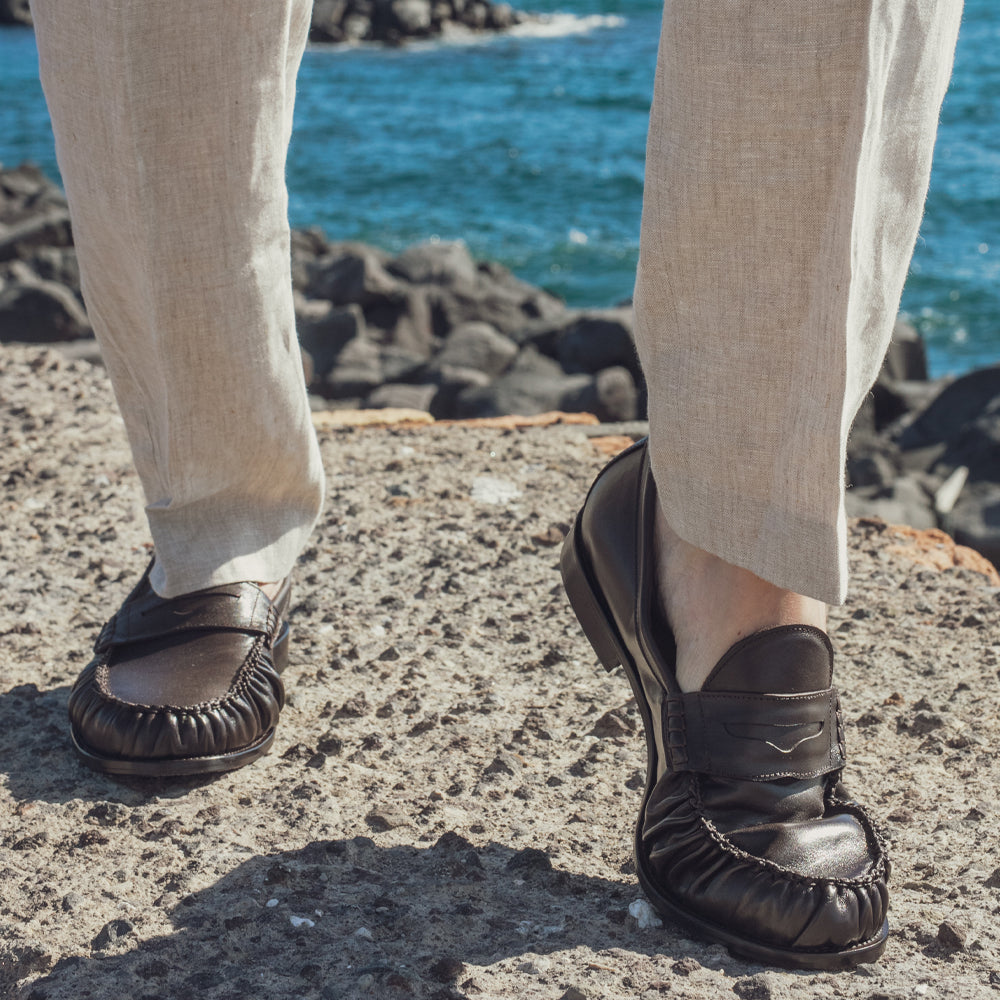 Mocassino Penny Loafer Testa di Moro – Lavorazione Bologna