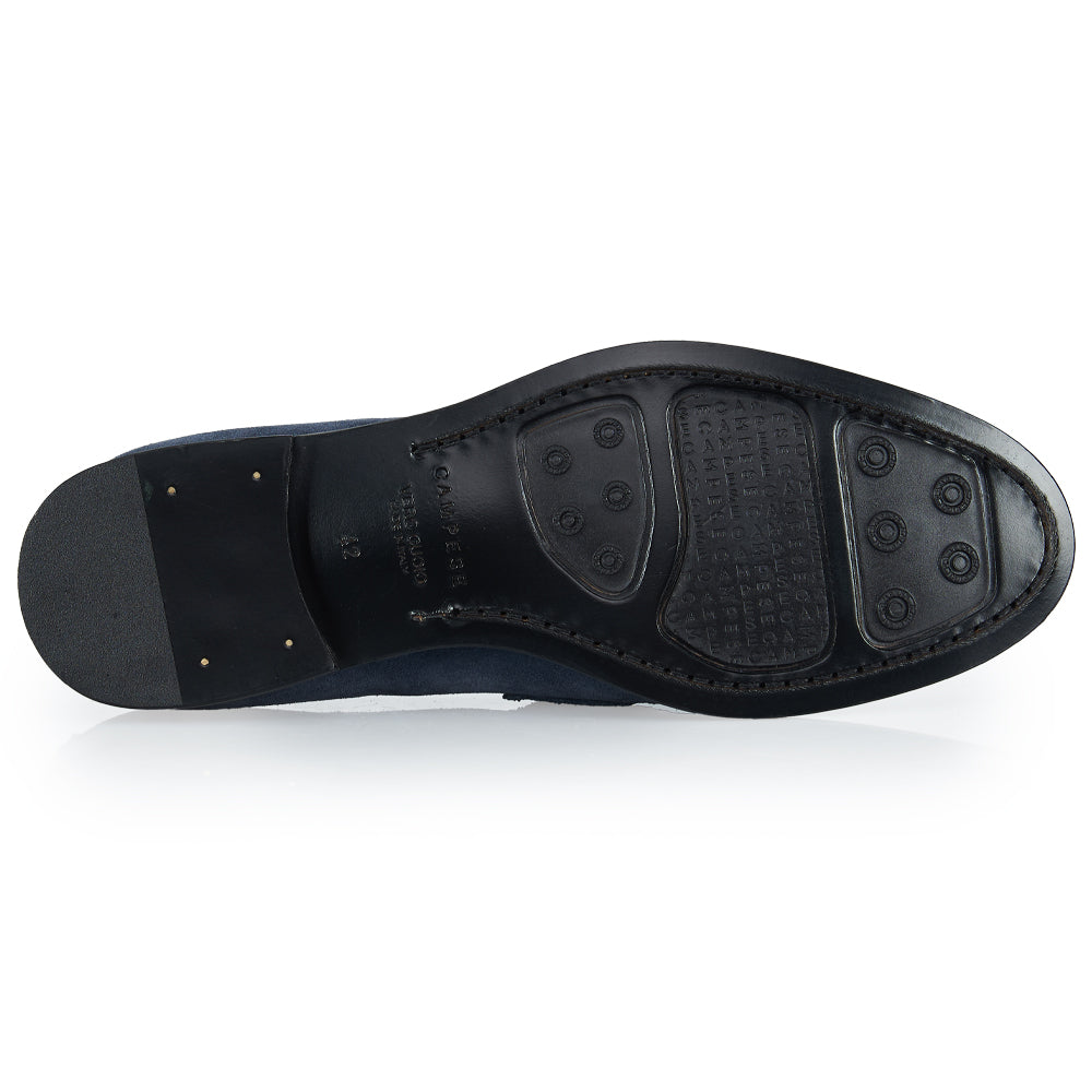 Mocassino Classico in Camoscio Blu Navy