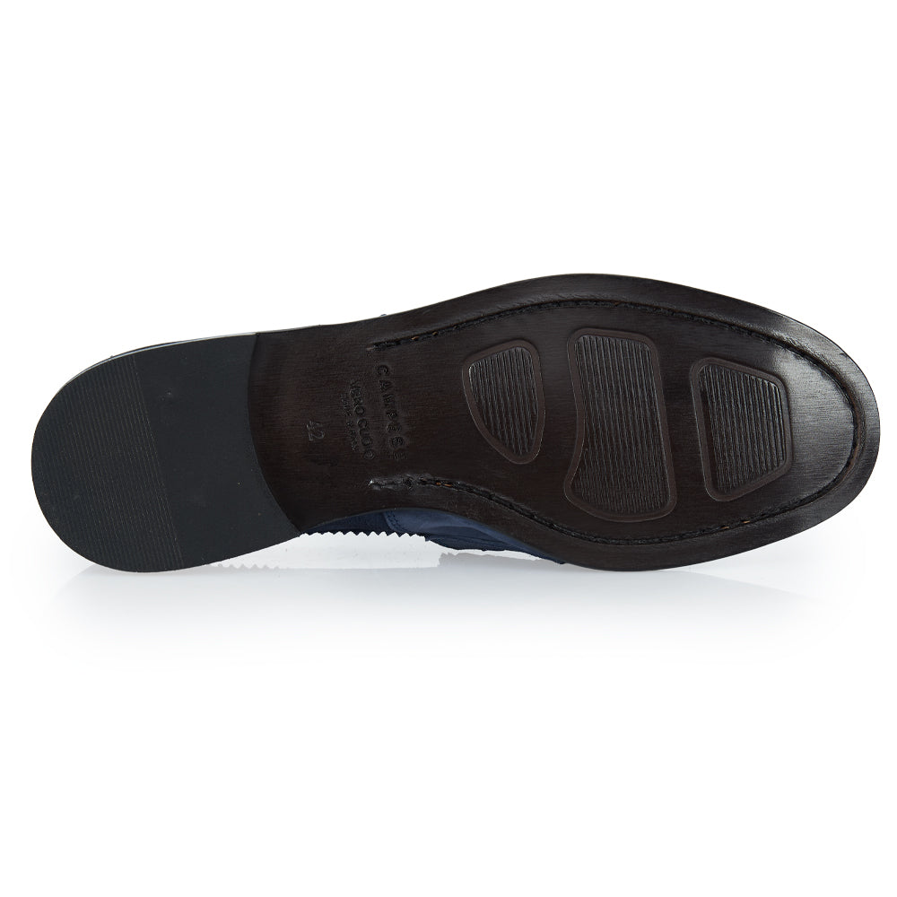 Mocassino Penny - camoscio ciano