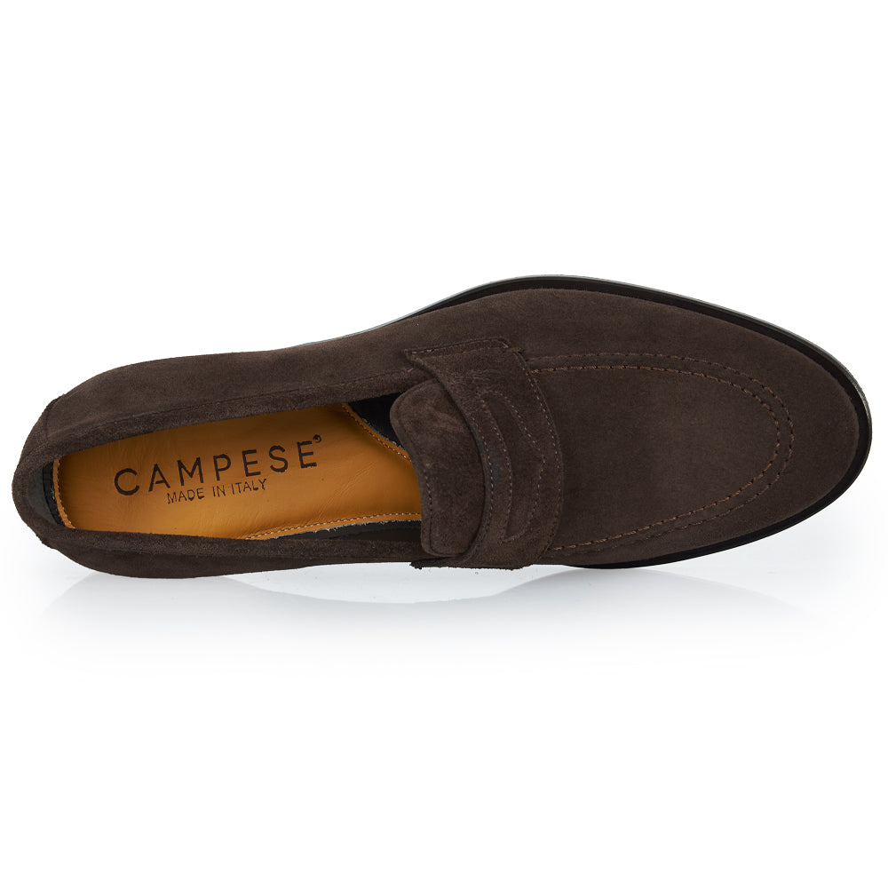 Mocassino Penny - morbido camoscio marrone