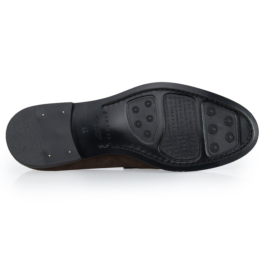 Mocassino Penny - morbido camoscio marrone