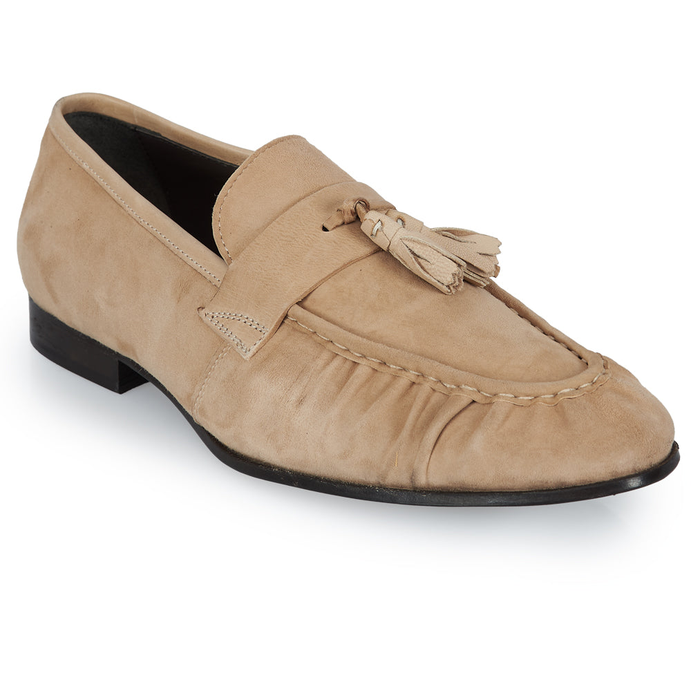 Mocassino Tassel Light Summer Camoscio Beige