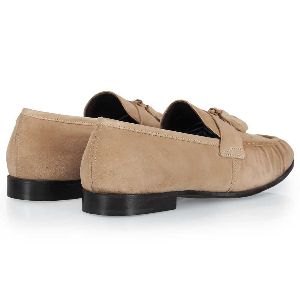 Mocassino Tassel Light Summer Camoscio Beige