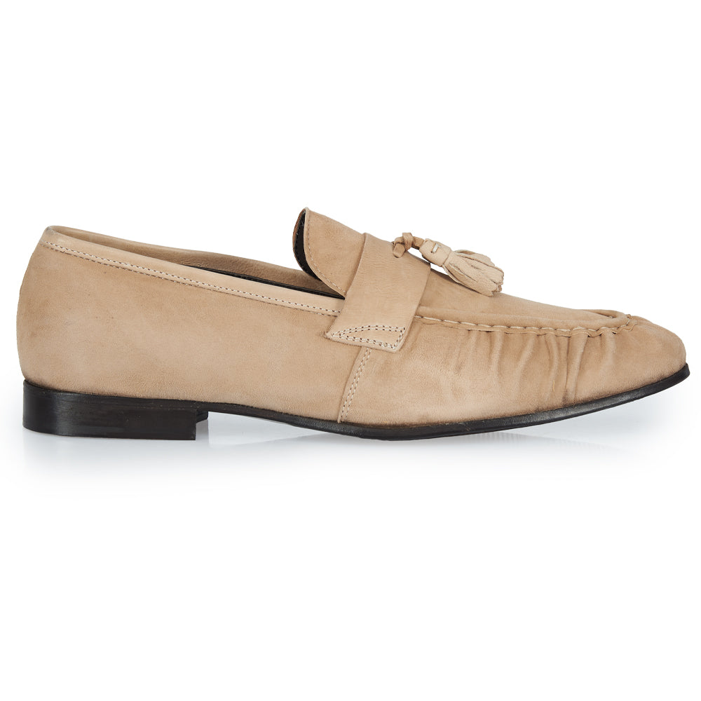 Mocassino Tassel Light Summer Camoscio Beige