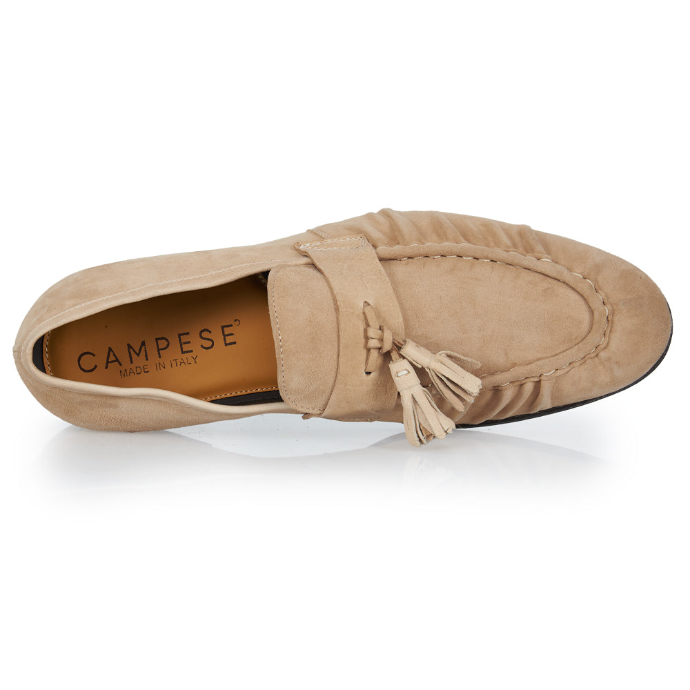 Mocassino Tassel Light Summer Camoscio Beige