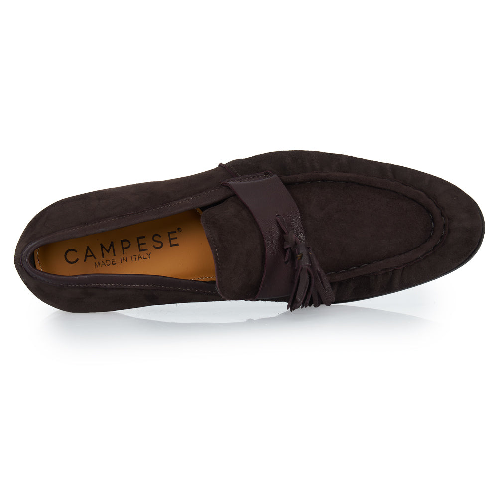 Mocassino Tassel Light Summer Camoscio Testa di Moro