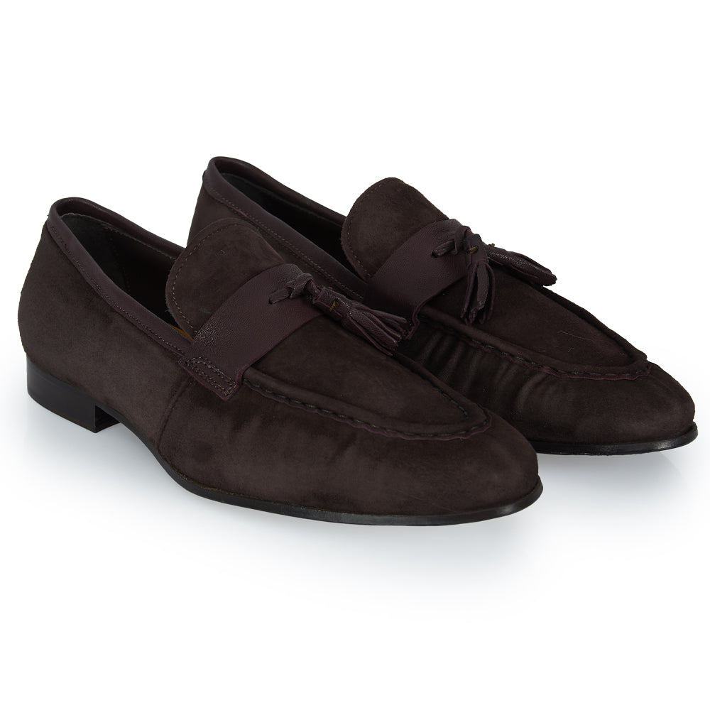 Mocassino Tassel Light Summer Camoscio Testa di Moro