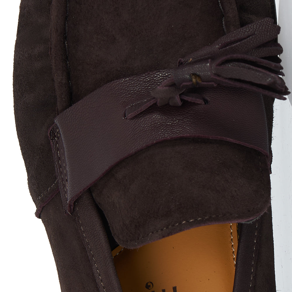 Mocassino Tassel Light Summer Camoscio Testa di Moro