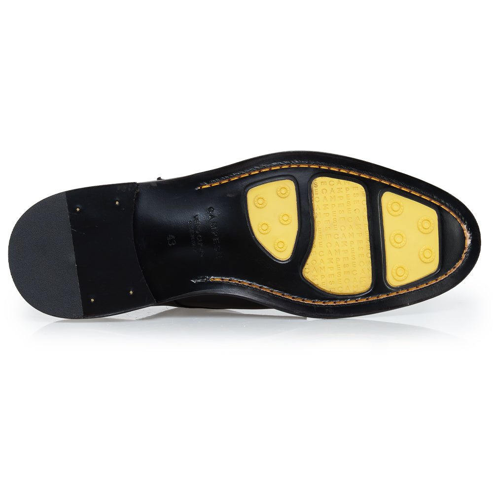Monk strap in pelle testa di moro