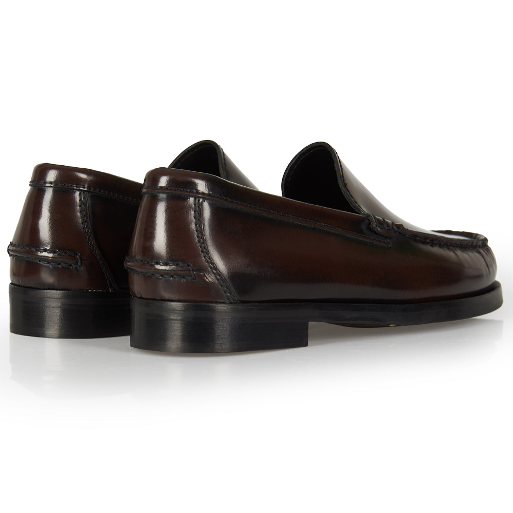 Classic hand-stitched moccasin