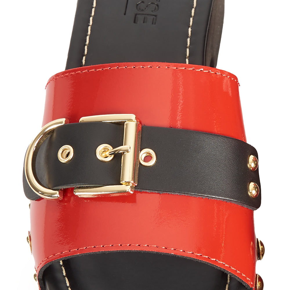 Zoccoletto Glam – Vernice Rosso Lacca